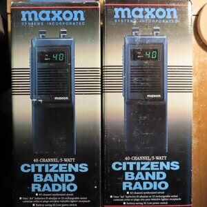 Maxon Citizens Band Radio CB Model 27-LP 40 Channel 5-Watt